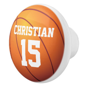 Personalised Basketball Ceramic Knob