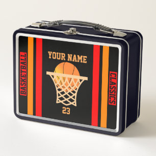 Personalised Basketball Classics Metal Lunchbox