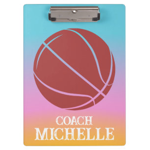 Personalised Basketball Coach Clipboard