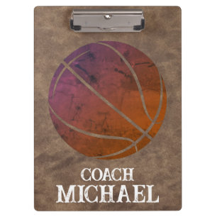 Personalised Basketball Coach Clipboard