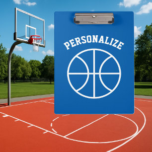 Personalised basketball coach sport accessories clipboard