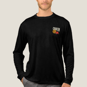 Personalised Basketball Coach Tri-Blend Shirt
