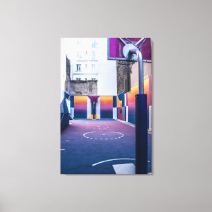 personalised basketball gifts canvas print