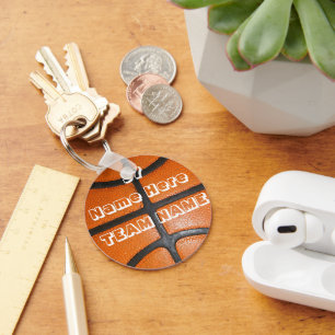 Personalised Basketball Gifts for Boys & Girls Key Ring