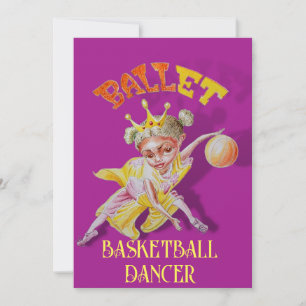 Personalised Basketball Girl Birthday Card