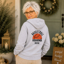 Personalised Basketball Grandma Sweatshirt Hoodie