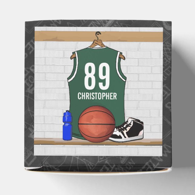 Personalised Basketball Jersey Favour Box (Top)