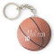 Personalised Basketball Keychain