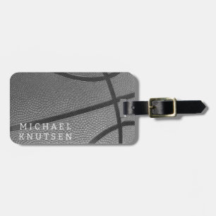 Personalised Basketball Luggage Tag