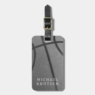 Personalised Basketball Luggage Tag