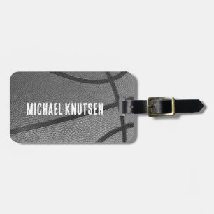 Personalised Basketball Luggage Tag