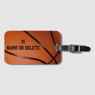 Personalised Basketball Luggage Tags