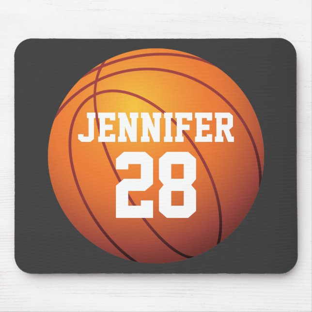 Personalised Basketball Mouse Pad (Front)