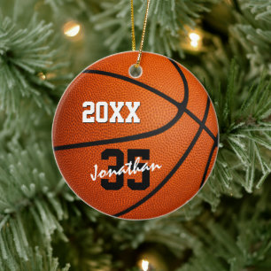personalised basketball ornament for boys girls