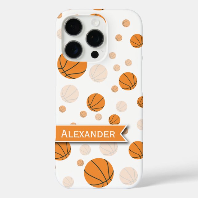 Personalised Basketball Pattern Case-Mate iPhone Case (Back)