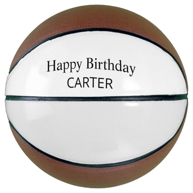 Personalised basketball  Pool Party | Custom Name  (Front)