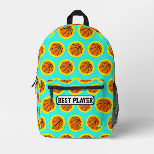 Personalised Basketball Printed Backpack