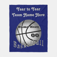 Personalised Basketball Senior Night Gifts Blanket