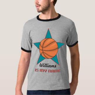 Personalised Basketball T-Shirt  Back