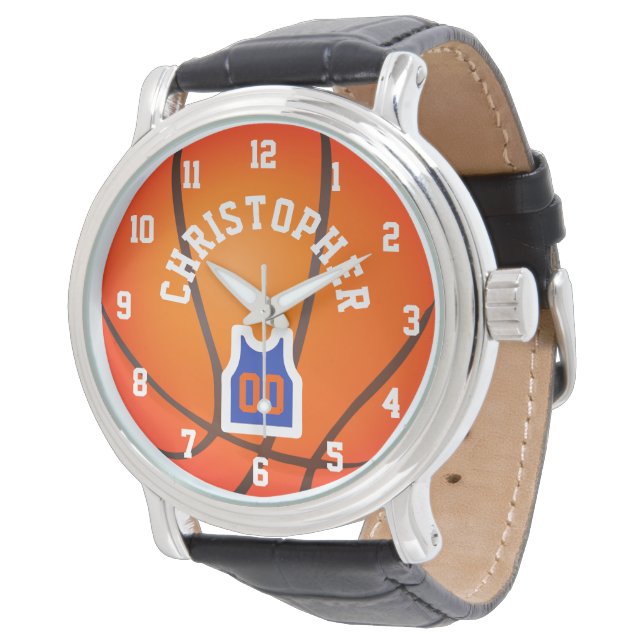 Personalised Basketball Watch (Angled)