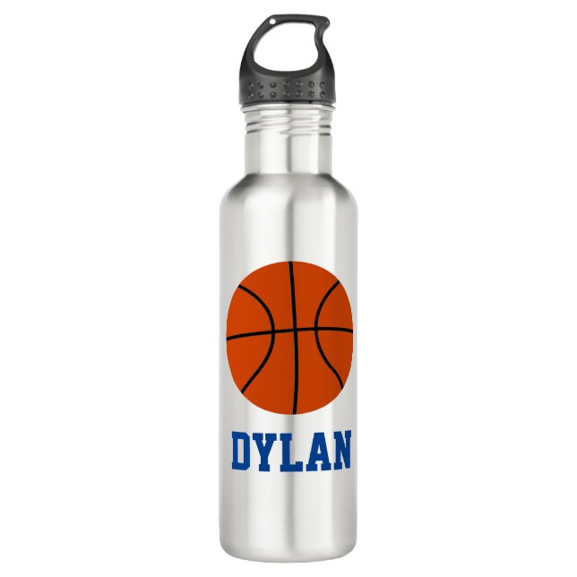 Personalised Basketball Water Bottle (Front)