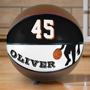 Personalised Basketball with Player's Name Number