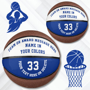 Personalised Basketballs in Your Colours and Text