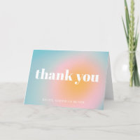 Personalised Bat Mitzvah Soft Blue Pastel Gradient