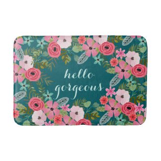 Personalised bath mat Hello Gorgeous