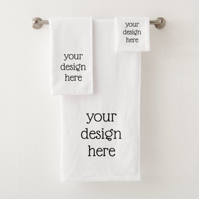 Personalised  bath towel set (Insitu)