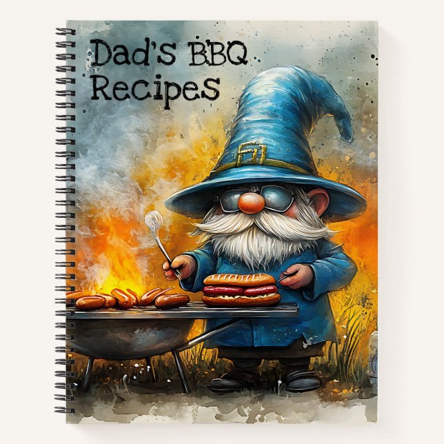 Personalised BBQ Recipe Book (Front)