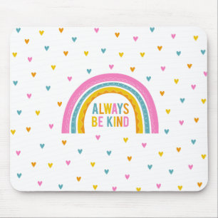 Personalised Be Kind Rainbow Clipboard Mouse Pad