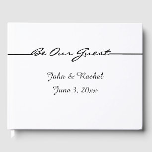 Personalised "Be Our Guest" Guest Book