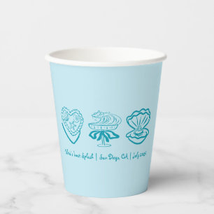 Personalised Beach Bachelorette Decor Cups