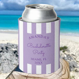 Personalised Beach Bachelorette Favour Bridal Part Can Cooler