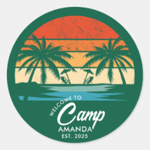 Personalised Beach Camp Bachelorette Party Custom