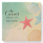Personalised Beach House Coasters