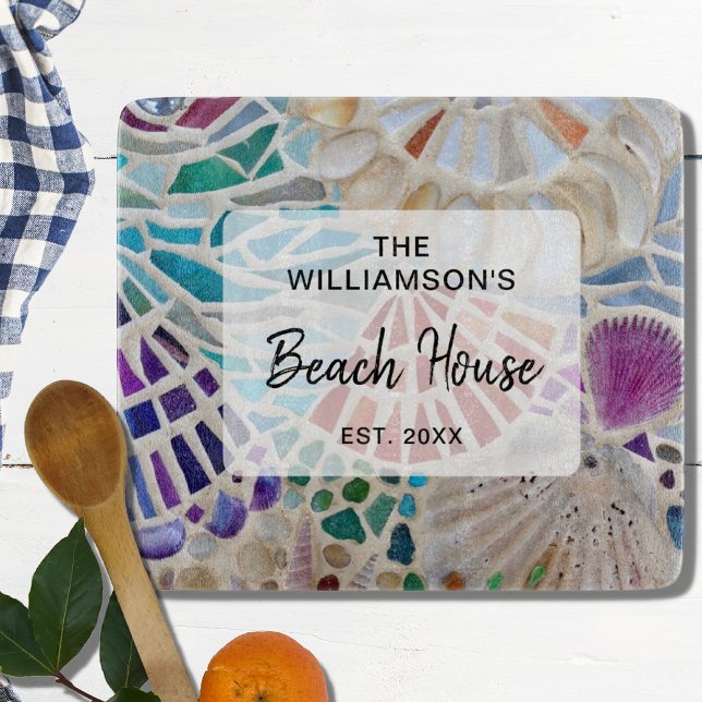 Personalised Beach House Cutting Board (Creator Uploaded)