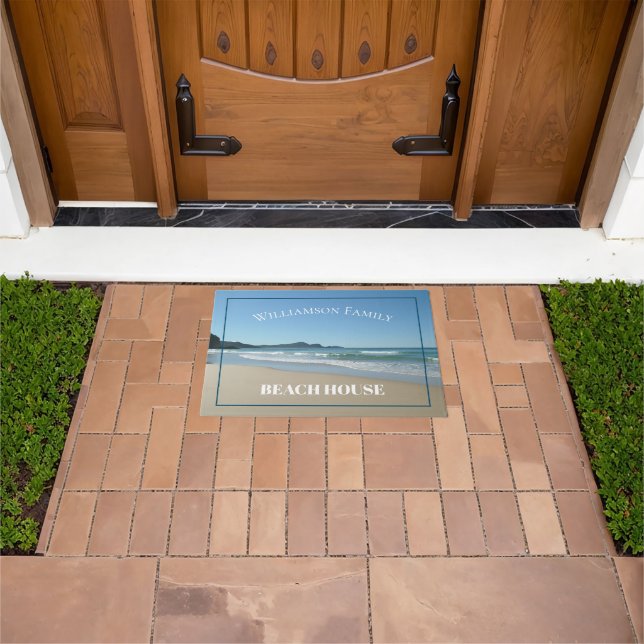 Personalised Beach House Ocean Door Mat (Outdoor)