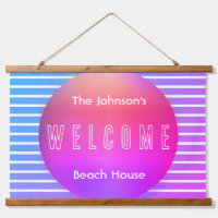 Personalised Beach House Sign