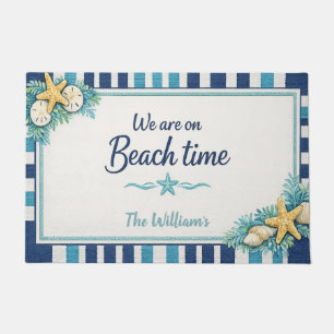 Personalised Beach House Welcome Mat