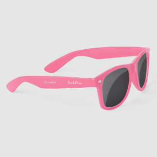 Personalised Beach Please Pink Sunglasses