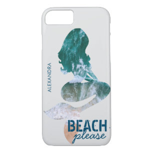 Personalised Beach Please Quote Mermaid Funny Case-Mate iPhone Case