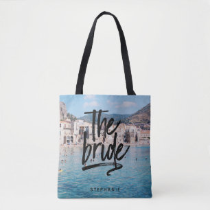 Personalised Beach The Bride Tote Bag