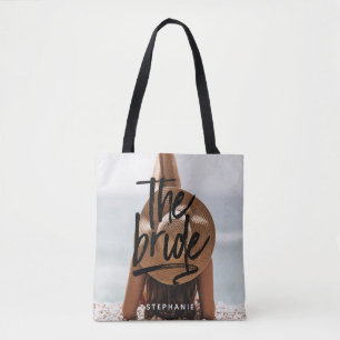 Personalised Beach The Bride Tote Bag