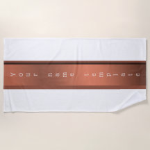 Personalised, Beach Towel festive, monochrome,