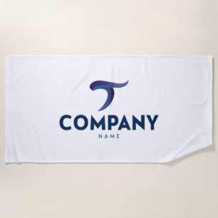 Personalised beach towels with logo