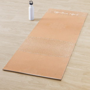 Personalised Beach Yoga Mat