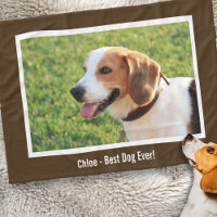 Personalised Beagle Dog Photo and Dog Name