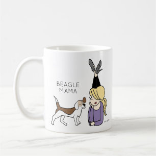 Personalised Beagle Mama Coffee Mug